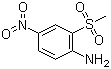 2-Mesyl-4-nitroaniline molecular structure (CAS 96-74-2)