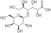 乳糖酸分子结构 (CAS 96-82-2)