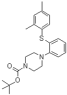 CAS # 960203-42-3, 4-[2-[(2,4-Dimethylphenyl)thio]phenyl]-1-piperazinecarboxylic acid 1,1-dimethylethyl ester