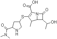 CAS # 96036-03-2, Meropenem, (4R,5S,6S)-3-[[(3S,5S)-5-Dimethylcarbamoylpyrrolidin-3-
