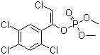 CAS 登录号：961-11-5, 杀虫畏, 2-氯-1-(2,4,5-三氯苯基)乙烯基二甲基磷酸酯