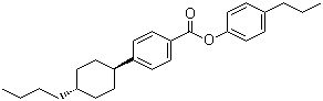 CAS # 96155-68-9, 4-Propylphenyl 4'-trans-butylcyclohexylbenzoate, trans-4-(4-Butylcyclohexyl)benzoic acid 4-propylphenyl ester