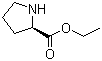 structure of CAS# 96163-72-3, (2R)-2-(Ethoxycarbonyl)pyrrolidine