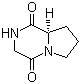 structure of CAS# 96193-26-9, (R)-六氢吡咯并[1,2-a]吡嗪-1,4-二酮