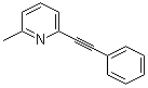 structure of CAS# 96206-92-7, 2-Methyl-6-(phenylethynyl)pyridine
