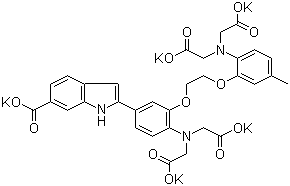 structure of CAS# 96314-96-4, Indo 1