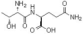 structure of CAS# 96337-79-0, L-苏氨酰-L-谷氨酰胺