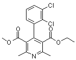 structure of CAS# 96382-71-7, 脱氢非洛地平