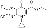 CAS # 96568-07-9, Ethyl 1-Cyclopropyl-7-chloro-6-fluoro-1,4-dihydro-4-oxo-1,8-naphthylridine carboxylate