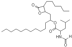 Orlistat molecular structure (CAS 96829-58-2)