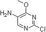 5-Amino-2-chloro-4-methoxypyrimidine molecular structure (CAS 96833-41-9)