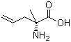 structure of CAS# 96886-55-4, (R)-2-Amino-2-methyl-4-pentenoic acid