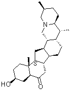 CAS # 96997-98-7, Sinpeinine A, 3beta-Hydroxy-5alpha,14alpha,17beta-cevanin-6-one, Delavinone, Hupehenirine