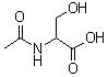 CAS # 97-14-3, N-Acetyl-DL-serine, N-Acetylserine