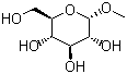 alpha-D-Methylglucoside molecular structure (CAS 97-30-3)