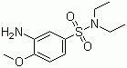 CAS # 97-35-8, Fast Red ITR, Azoic Diazo No. 42, 3-Amino-N,N-diethyl-4-methoxybenzenesulphonamide
