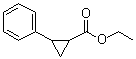 CAS # 97-71-2, Ethyl 2-phenylcyclopropanecarboxylate, Ethyl 2-phenylcyclopropane-1-carboxylate, NSC 245856