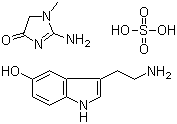 CAS # 971-74-4, Serotonin creatinine sulphate, 5-Hydroxytryptamine creatinine sulfate
