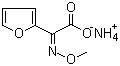 structure of CAS# 97148-39-5, (Z)-2-Methoxyimino-2-(furyl-2-yl) acetic acid ammonium salt