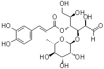 CAS # 97411-47-7, Ligupurpuroside E, (E)-3-O-(6-Deoxy-alpha-L-mannopyranosyl)-D-glucose 4-[3-(3,4-dihydroxyphenyl)-2-propenoate], Cistanoside F