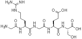 CAS # 97461-84-2, Glycyl-L-arginylglycyl-L-alpha-glutamyl-L-serine