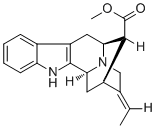 CAS # 975-77-9, Pericyclivine, Deformoakuammidine, NSC 91996, (16S)-Sarpagan-17-oic acid, methyl ester