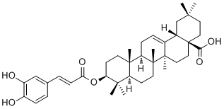 CAS # 97534-10-6, 3-O-Caffeoyloleanolic acid, Oleanolic acid 3-O-caffeate, Oleanolic acid caffeate