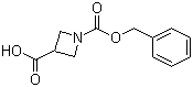 structure of CAS# 97628-92-7, Azetidine-1,3-dicarboxylic acid 1-benzyl ester