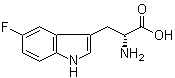 structure of CAS# 97749-24-1, 5-氟-D-色氨酸