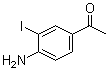 structure of CAS# 97776-06-2, 4'-氨基-3'-碘苯乙酮