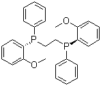 CAS # 97858-62-3, (S,S)-DIPAMP, (1S,2S)-(+)-Bis[(2-methoxyphenyl)phenylphosphino]ethane, (S,S)-1,2-Bis[(2-methoxyphenyl)(phenylphosphino)]ethane, (S,S)-1,2-Ethanediylbis[(2-methoxyphenyl)phenylphosphine]