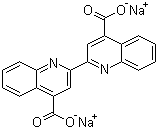 CAS # 979-88-4, 2,2'-Biquinoline-4,4-dicarboxylic acid disodium salt, Bicinchoninic acid disodium salt