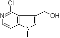 structure of CAS# 97989-54-3, 4-氯-1-甲基-1H-吡咯并[3,2-c]吡啶-3-甲醇
