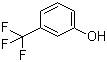CAS # 98-17-9, 3-Trifluoromethylphenol, m-Hydroxybenzotrifluoride, 3-Hydroxybenzotrifluoride, 3-(Trifluoromethyl)phenol, alpha,alpha,alpha-Trifluoro-m-cresol