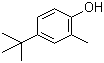 structure of CAS# 98-27-1, 4-tert-Butyl-2-methylphenol