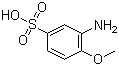 structure of CAS# 98-42-0, 2-Anisidine-4-sulfonic acid