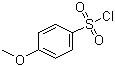 structure of CAS# 98-68-0, 4-Methoxybenzenesulfonyl chloride