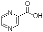 CAS # 98-97-5, 2-Pyrazinecarboxylic acid, Pyrazinoic acid, Pyrazine-2-carboxylic acid