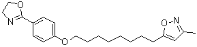 CAS # 98033-91-1, 5-[8-[4-(4,5-Dihydro-2-oxazolyl)phenoxy]octyl]-3-methylisoxazole