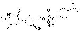 CAS # 98179-10-3, 5'-Thymidylic acid mono(4-nitrophenyl) ester monosodium salt