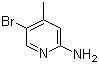 CAS # 98198-48-2, 2-Amino-5-bromo-4-methylpyridine, 2-Amino-5-bromo-4-picoline, 5-Bromo-4-methyl-2-pyridinylamine