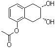 CAS 登录号：98235-76-8, (6R,7S)-rel-5,6,7,8-四氢-1,6,7-萘三酚 1-乙酸酯