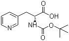 CAS # 98266-33-2, (R)-N-Boc-(3-Pyridyl)alanine, Boc-3-(3-pyridyl)-D-alanine, N-tert-Butoxycarbonyl-3-pyridyl-D-alanine