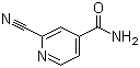 structure of CAS# 98273-47-3, 2-Cyano-4-pyridinecarboxamide