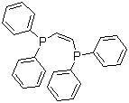 CAS # 983-80-2, cis-1,2-Bis(diphenylphosphine)ethene, cis-1,2-Bis(diphenylphosphine)ethylene, cis-Bis(diphenylphosphino)ethylene, cis-Vinylenebis[diphenylphosphine]