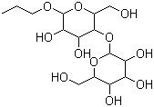 structure of CAS# 98302-29-5, n-Propyl beta-lactoside