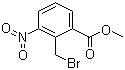 structure of CAS# 98475-07-1, Methyl 2-bromomethyl-3-nitrobenzoate