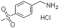 CAS # 98593-51-2, 4-(Methylsulphonyl)benzylamine hydrochloride