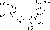 structure of CAS# 987-65-5, Adenosine 5'-triphosphate disodium salt