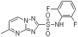 Flumetsulam molecular structure (CAS 98967-40-9)